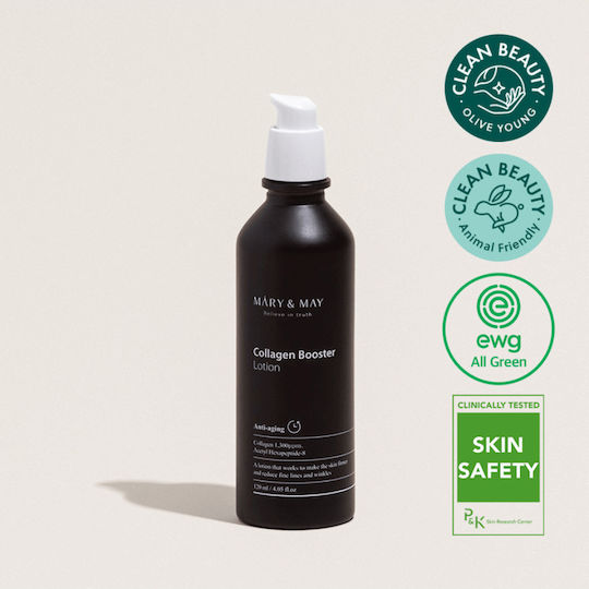 Mary & May Collagen Booster Αντιγηραντική Λοσιόν Προσώπου με Κολλαγόνο & Centella Asiatica 120ml