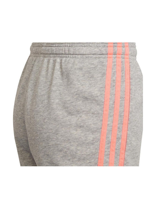 Kids' Athletic Shorts/Bermudas 3-Stripes Gray