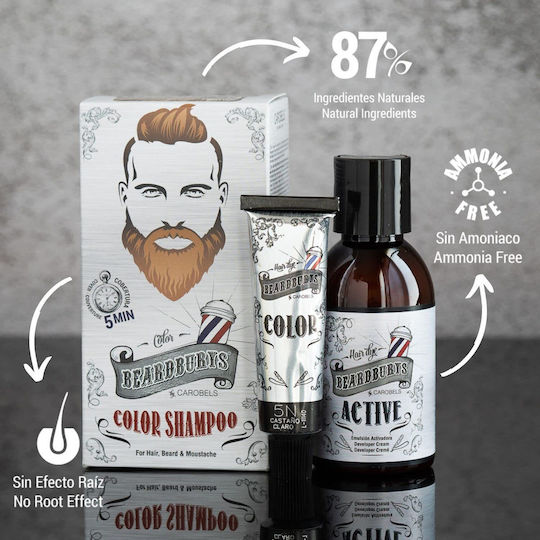 Beardburys Χρωμοσαμπουάν Light Brown 5N