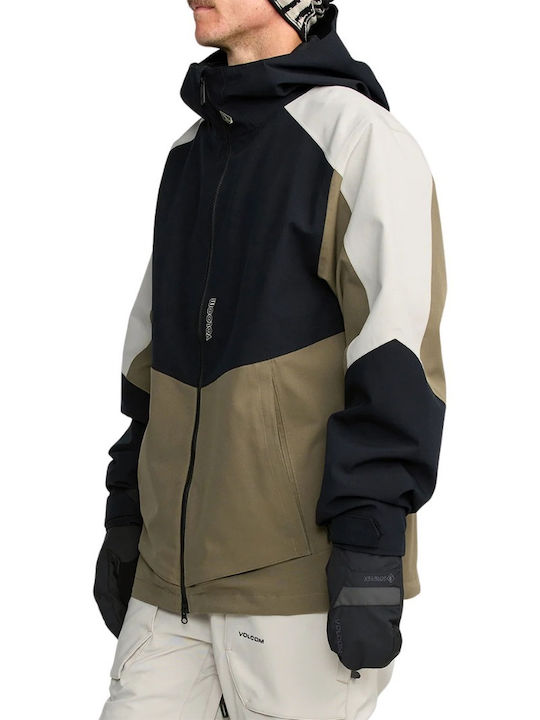 Volcom Brighton G0652608-MIL Männer Jacke aus für Ski & Snowboard Mehrfarbig