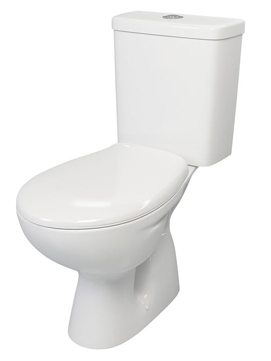 Biojet Λεκάνη Δαπέδου Κάτω Σιφόνι Rimless με Καζανάκι Λευκή Biojet Λεκάνη Δαπέδου Κάτω Σιφόνι Rimless με Καζανάκι Λευκή