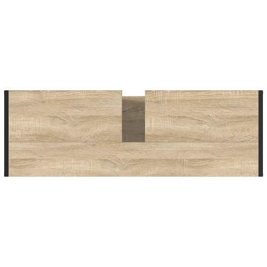 vidaXL Waschtisch ohne Waschbecken L90xB30xH60cm Sonoma