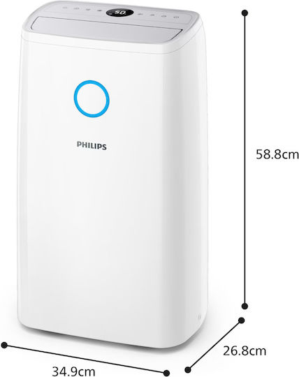 Philips 3000 Series Αφυγραντήρας με Συμπιεστή 34.3lt