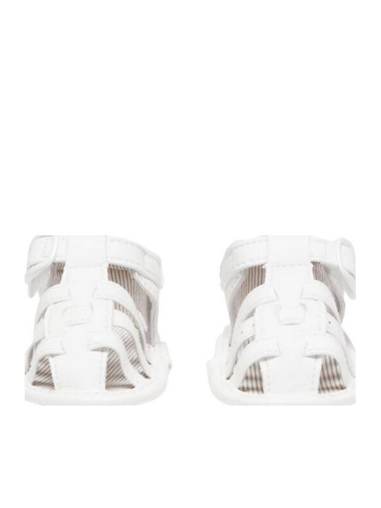 Mayoral Soft-Sole Baby Sandals White