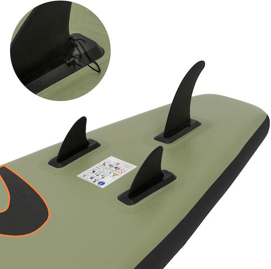 ECD Germany Makani Inflatable SUP Board with Length 3.2m Green