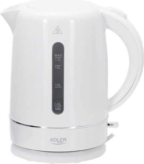 Adler Kettle 1.7lt 1385W White