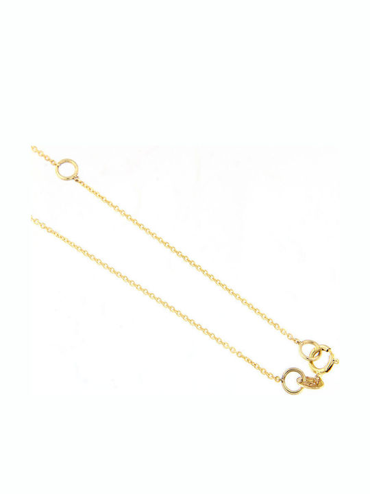 Ios Women's Gold Cross 9K with Chain