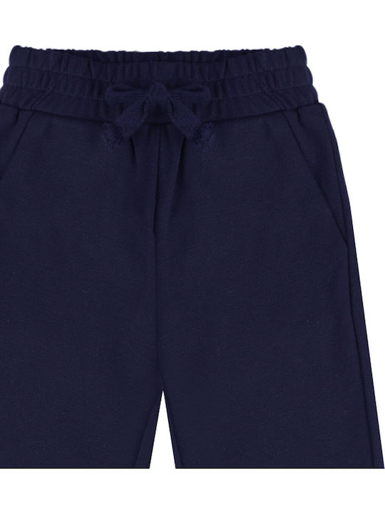Kinder Schlaghose Stoff Navy