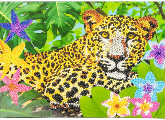 Nice Diamantiny Level Up Δημιουργικό Σετ Παιχνιδιού Μωσαϊκού “wild Leopard” Πολύχρωμα Διαμαντάκια 96201 8+ Ετών