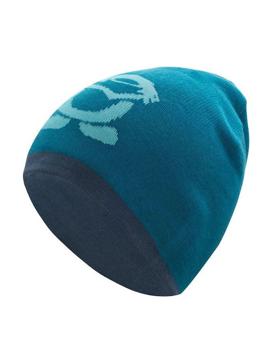 Kids Beanie Knitted Blue