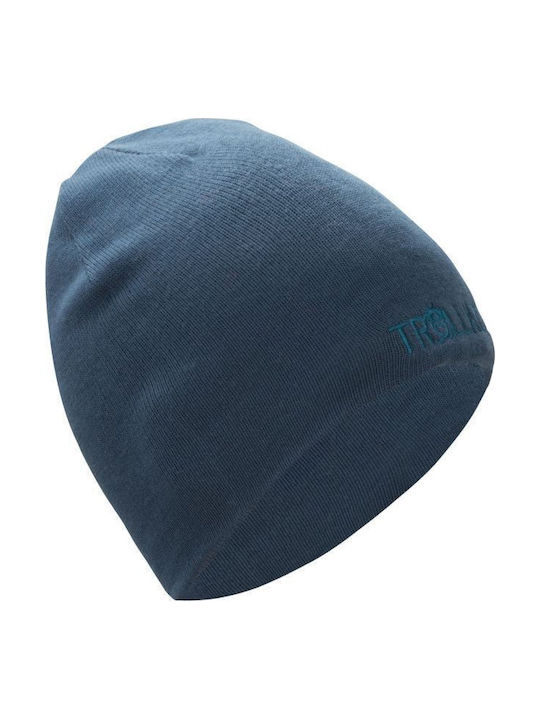 Kids Beanie Knitted Blue
