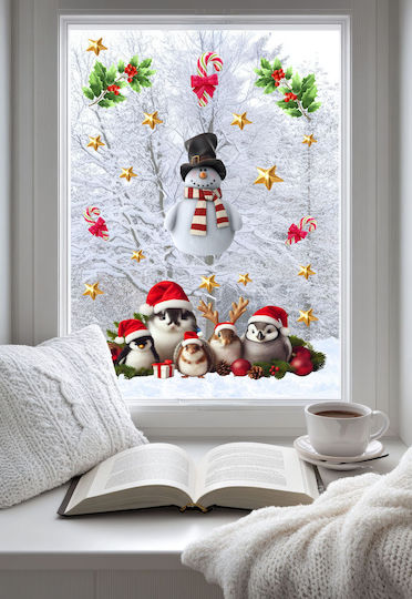 Decowalls Weihnachtsaufkleber Fenster Kinder Weihnachtsdekorationen Weihnachten