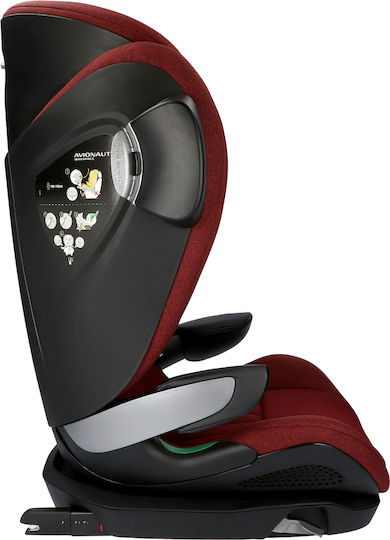 Avionaut MaxSpace Comfort Scaun Auto pentru Copii High-back Booster i-Size cu Isofix Red