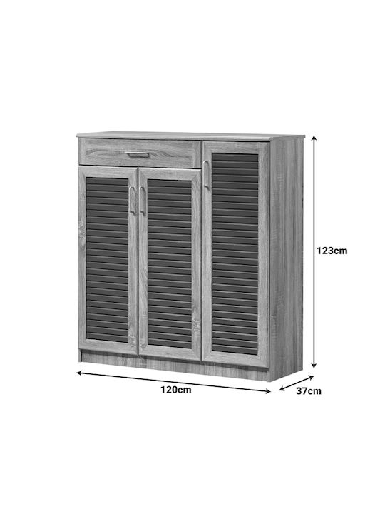 Μεταλλική Παπουτσοθήκη Sante 120x37x123cm