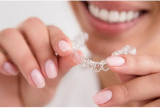 Zahnarztlicher Schiene 2 Stücke Bruxismus Whitening Zähne Transparent