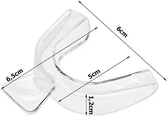 Zahnarztlicher Schiene 2 Stücke Bruxismus Whitening Zähne Transparent