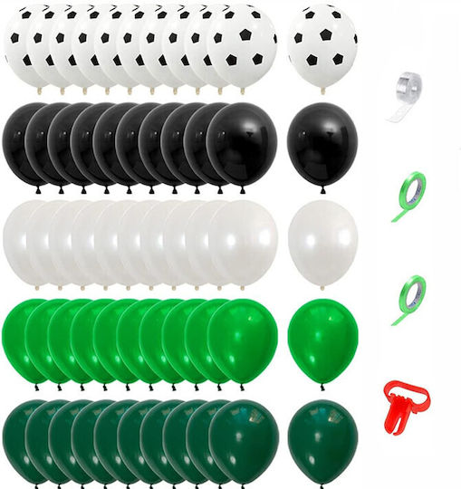 Compoziție cu 90 Baloane Latex Albe cu LED