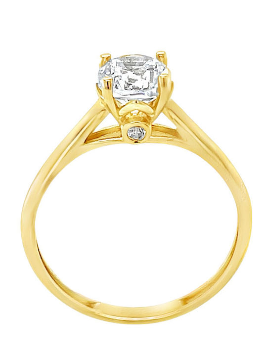Xryseio Единичен камък от Злато 14K