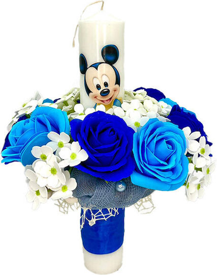 Velve Lumânare de Botez cu tema Mickey