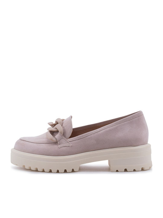Γυναικεία Loafers σε Ροζ Χρώμα