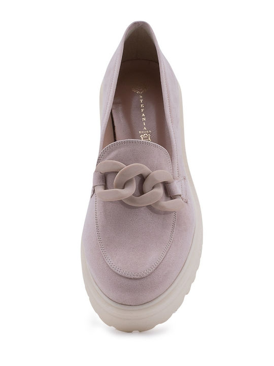 Γυναικεία Loafers σε Ροζ Χρώμα