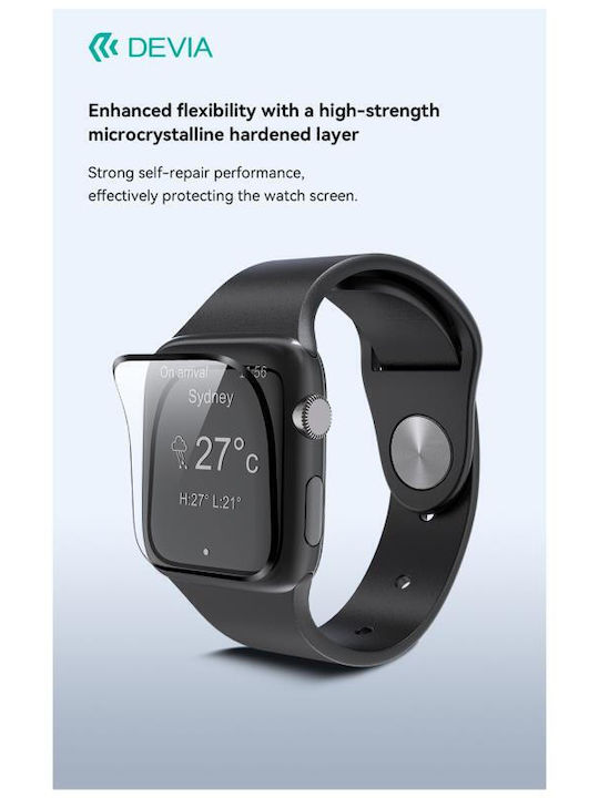 Devia Закалено стъкло за Apple Watch 45 мм 1бр 127753