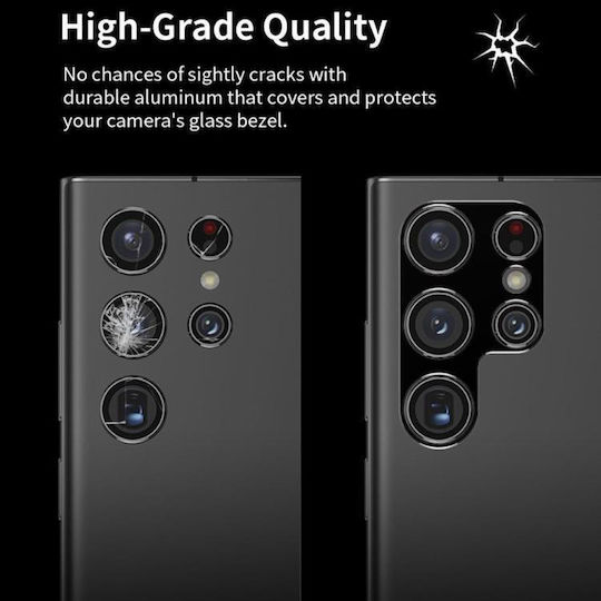 Lens Camera Protection Metal Frame Black for the Samsung Galaxy Z Fold7 5G