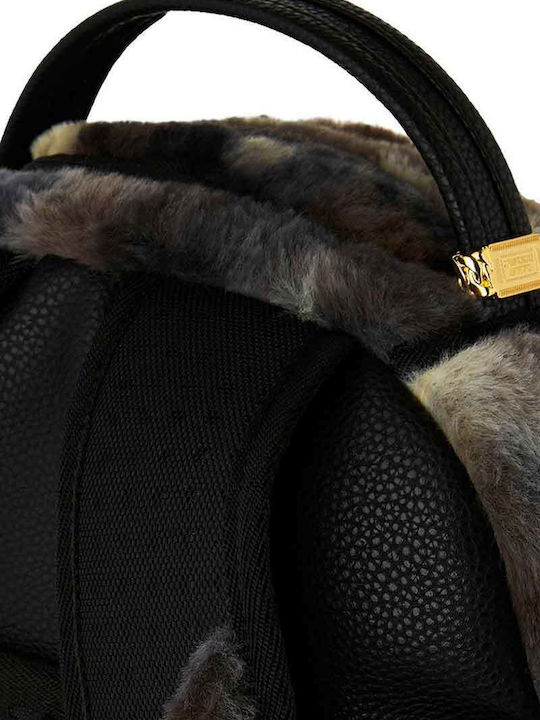 Sprayground Days Fur Coat Σχολική Τσάντα Πλάτης Πολύχρωμη με Θήκη για Παγούρι