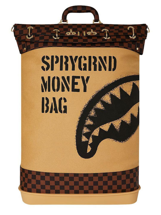 Sprayground Money Schulranzen Schulter Braun