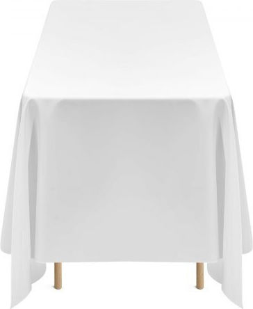 Vevor Tablecloth Set 6pcs White 70x120cm