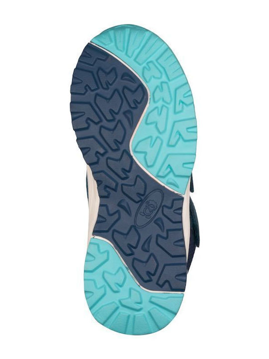 Kids Snow Boots with Velcro Blue