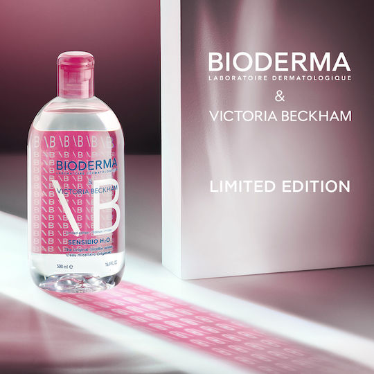 Bioderma & Victoria Beckham Sensibio H2o Limited Edition Apă micelară Îndepărtare Machiaj Față & Ochi 500ml
