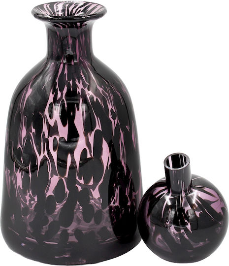 Keskor Decorative Vase Purple 14.5x14.5x32cm