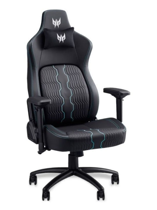Acer Predator Rift 371 Καρέκλα Gaming Δερματίνης με Ρυθμιζόμενα Μπράτσα Μαύρη