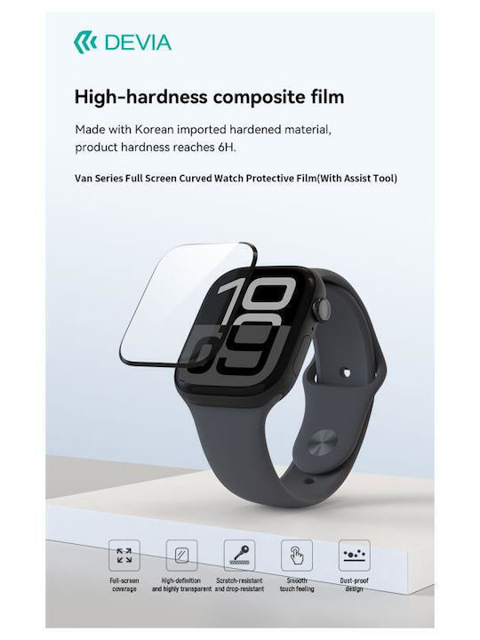 Devia Tempered Glass pentru Apple Watch 46mm 1buc 127760