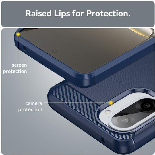 Back Cover Σιλικόνης Μπλε (Honor X5C Plus)