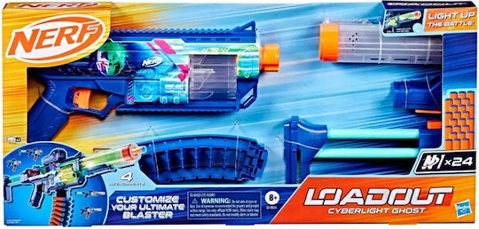 Nerf Lansator Load Out Cyberlight Ghost pentru 8+ Ani