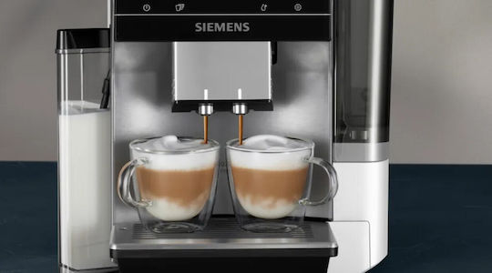Siemens Eq700 Automatic Espresso Coffee Machine 1300W Pressure 19bar with Grinding Grinder Silver TQ715R03