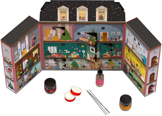HiSkin Κερί Σόγιας Tenement House Advent Calendar σε Βάζο Καφέ