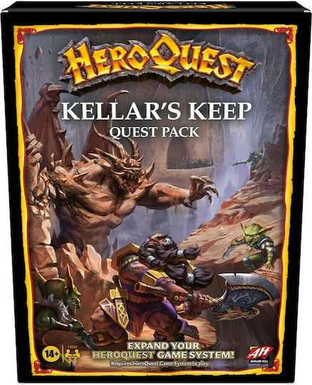 Game Expansion HeroQuest: Kellar's Keep Quest Pack for 2+ Players 14+ Years Old (EN) Hasbro