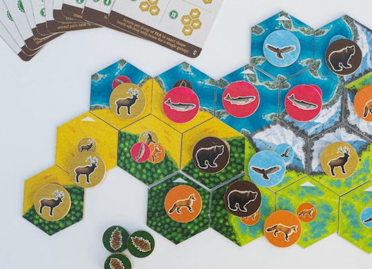 Board Game Cascadia for 1-4 Players 10+ Years Old Kaissa