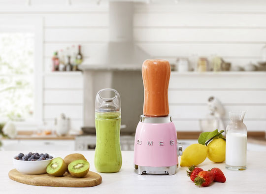 Smeg 50's Style Блендер с Каната Тритан 600 мл 300W Розова