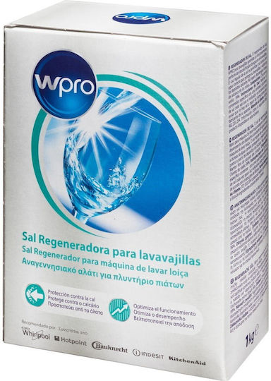 Αλάτι Αναγέννησης Πλυντηρίου Πιάτων Wpro 1kg