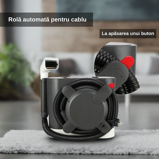 Ryer Staubsauger Flüssigkeiten / Feststoffe 1600W mit Kunststoff Behälter 1.2Es