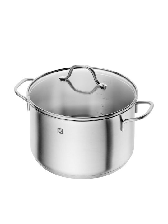 Flow Pots Set of Stainless Steel with Coating 5pcs