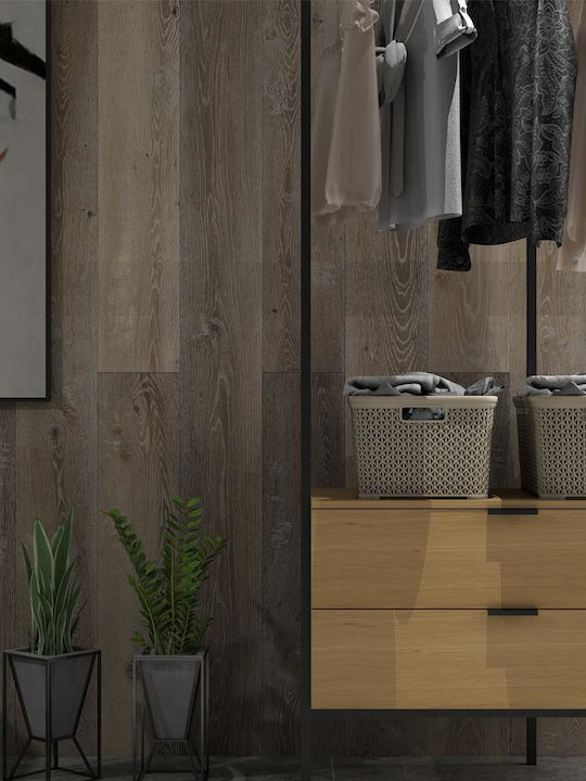 Next Floor Garment Rack made of Wood Brown 85x45x190cm