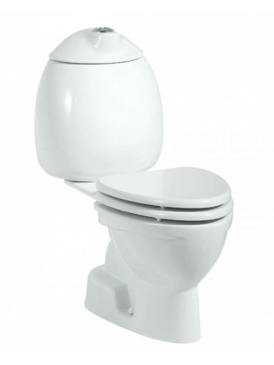 Tema Kinder Stehende Toilette mit Spülung Weiß
