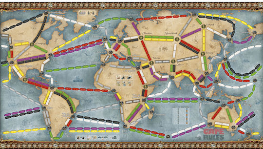 Board Game Ticket To Ride: Rails & Sails for 2-5 Players 10+ Years Old (EN) Days of Wonder