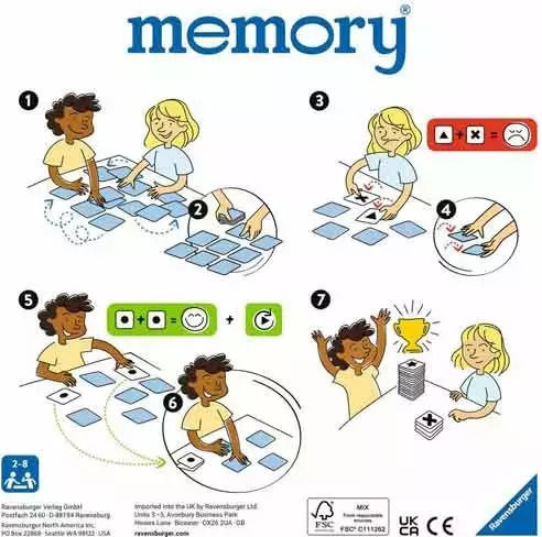 Настолна игра Memory 6+ години (EN) Ravensburger