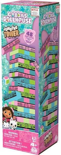 Επιτραπέζιο Παιχνίδι Gabby’s Dollhouse - Jumbling Tower για 2+ Παίκτες 4+ Ετών Spin Master